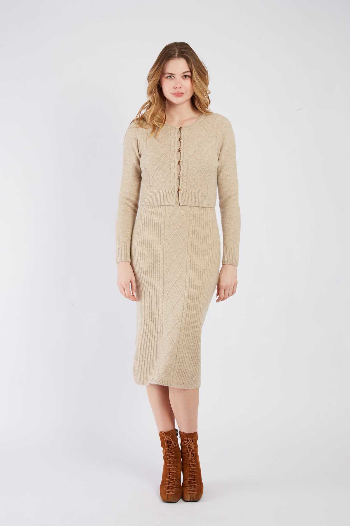 Zazie Cardigan, Beige