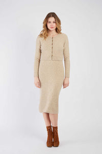 Zazie Cardigan, Beige