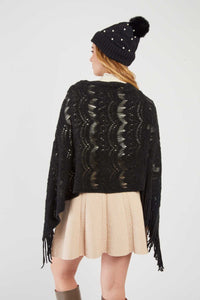 Alba Poncho, Black