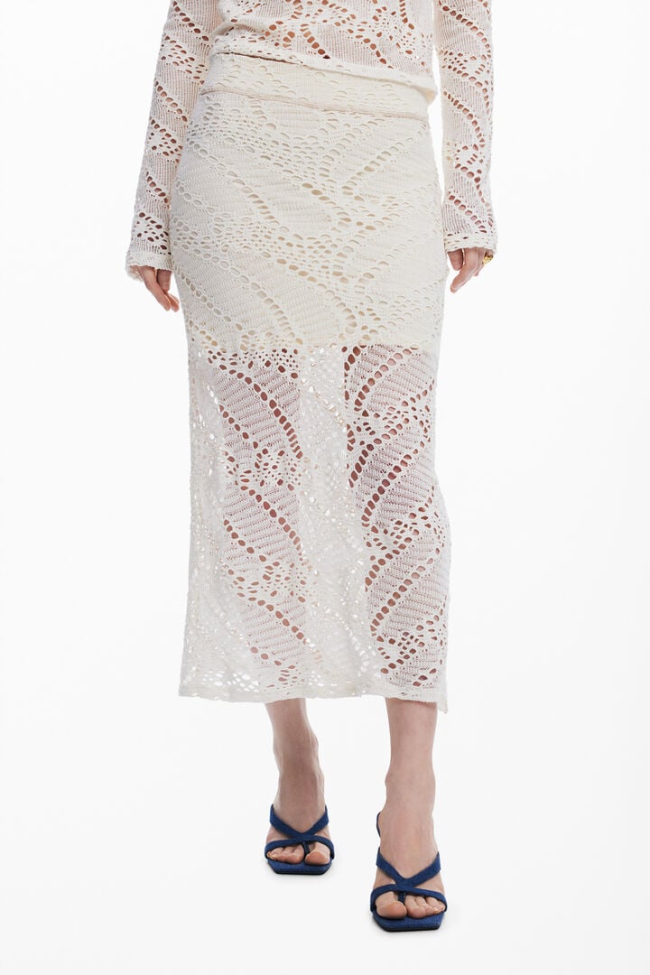 Woolf Skirt, Ecru