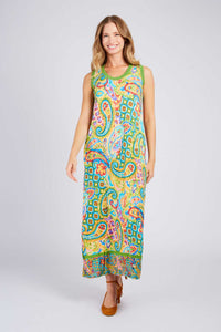 Pyrgos Dress, Green