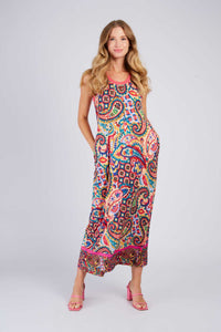 Pyrgos Dress, Fuchsia