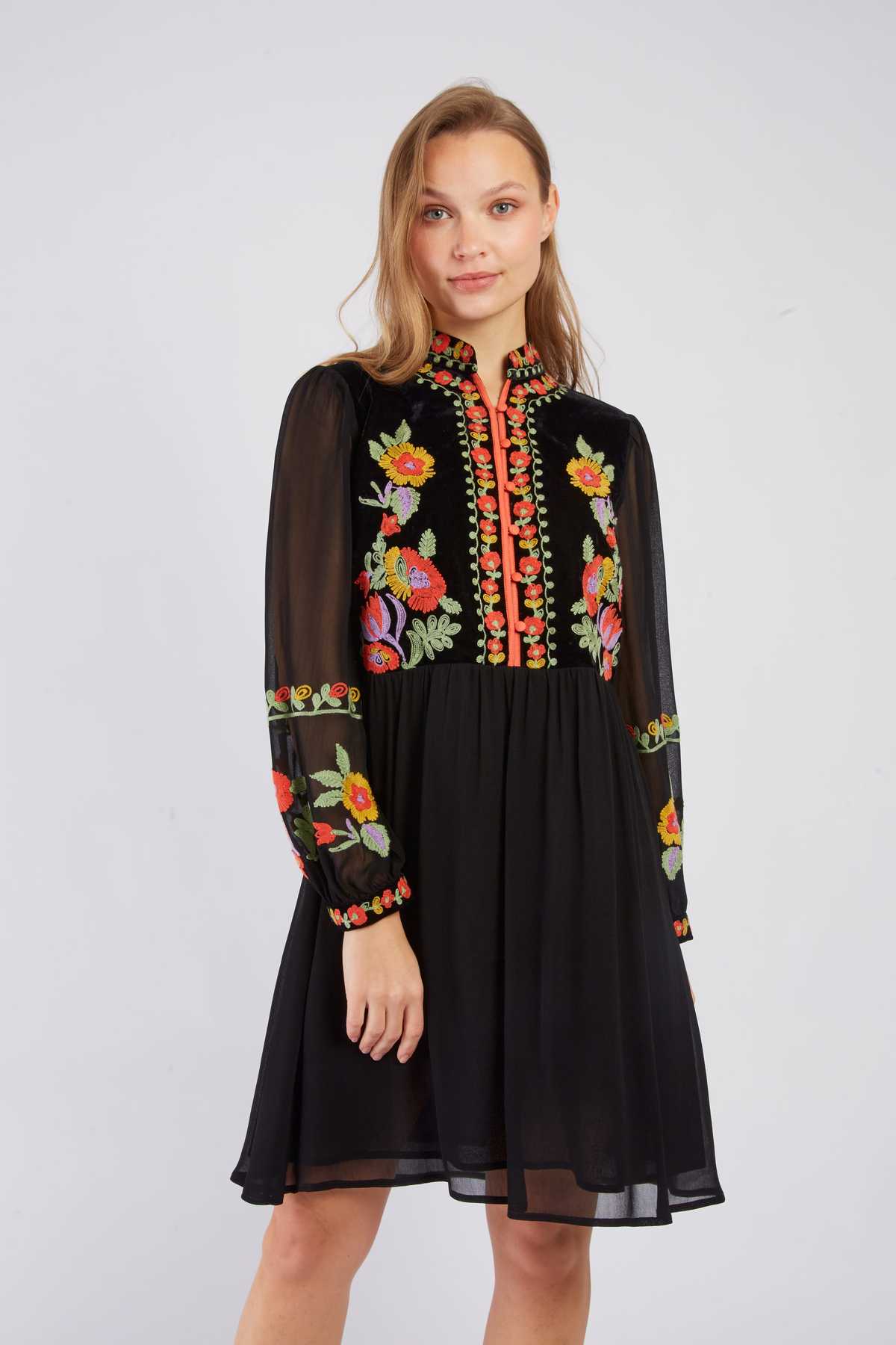Eliette Dress Black