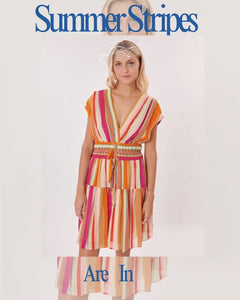 Thames stripe dress