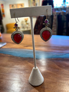 Carnelian Drop Earrings