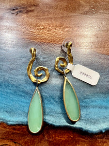 Spiral Sea Earrings