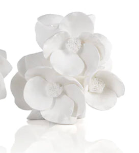Cameo Porcelain Vase - Triple Flower