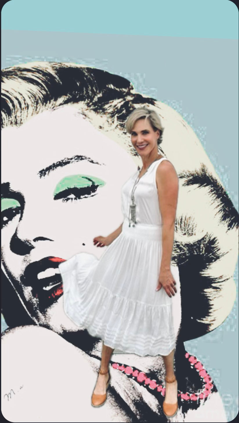 Kelly Sway Dress-white