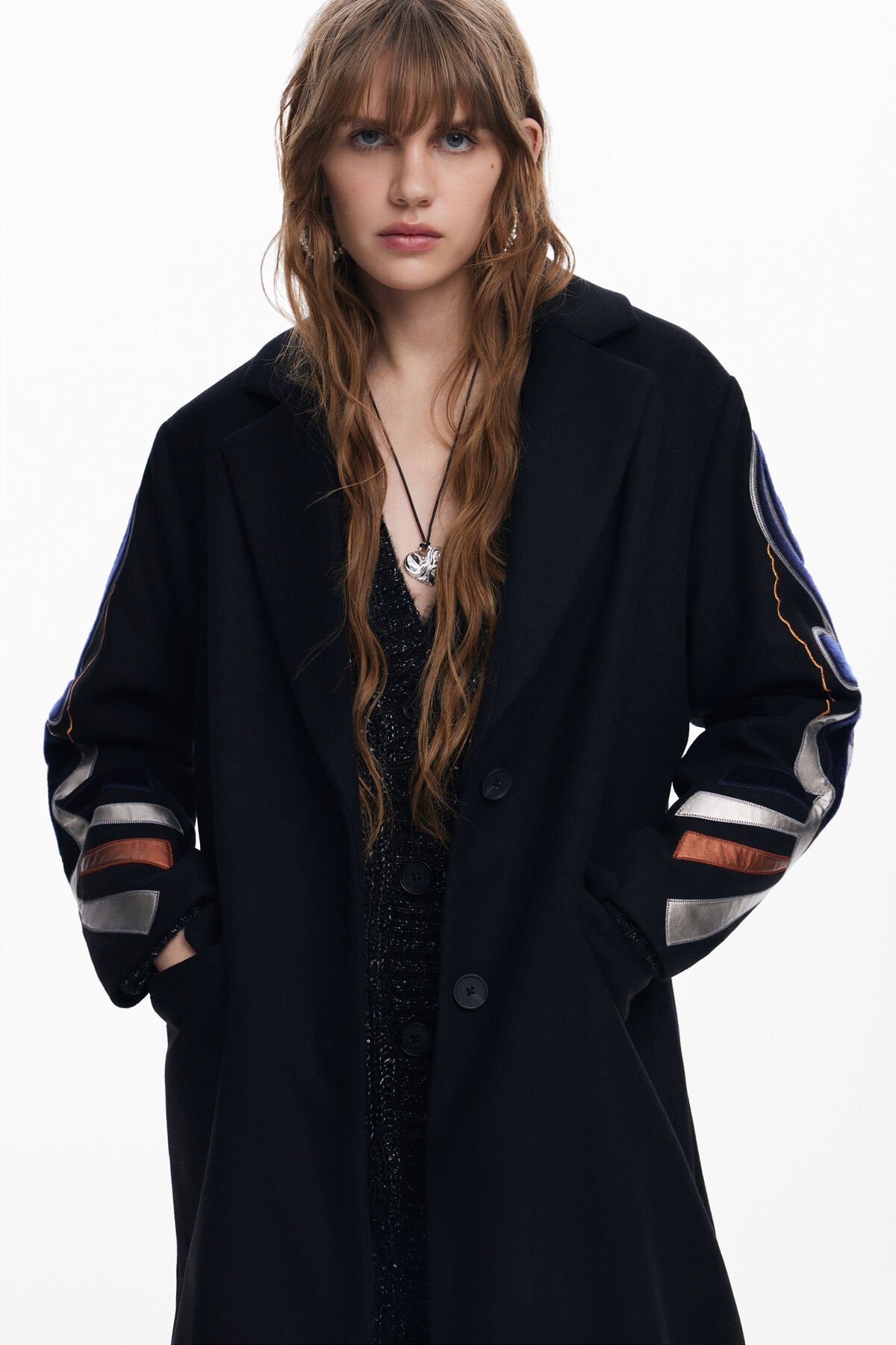 Embroidered Statement  Coat