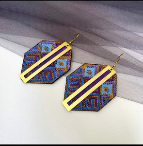 Zaba Embroiderd Earrings