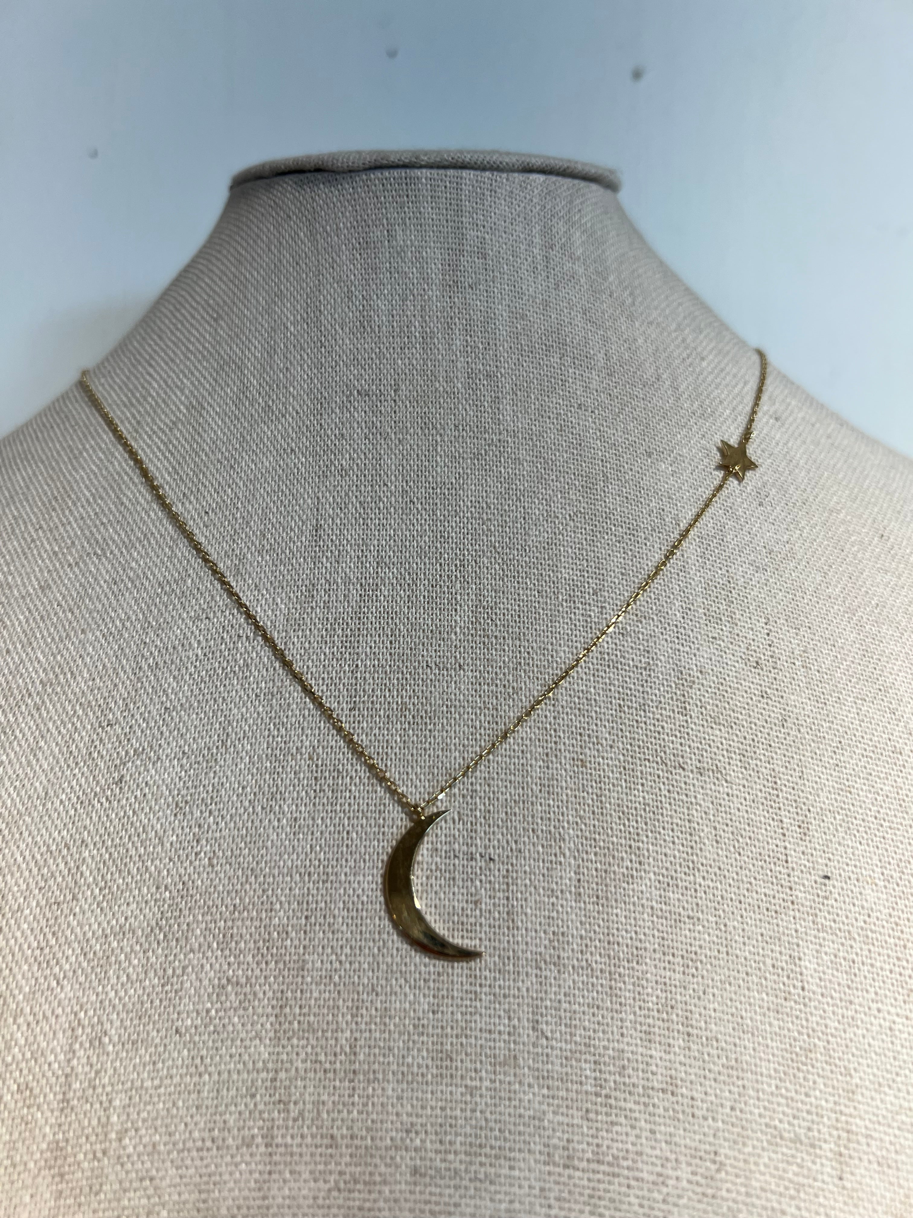 Star and Moon Necklace