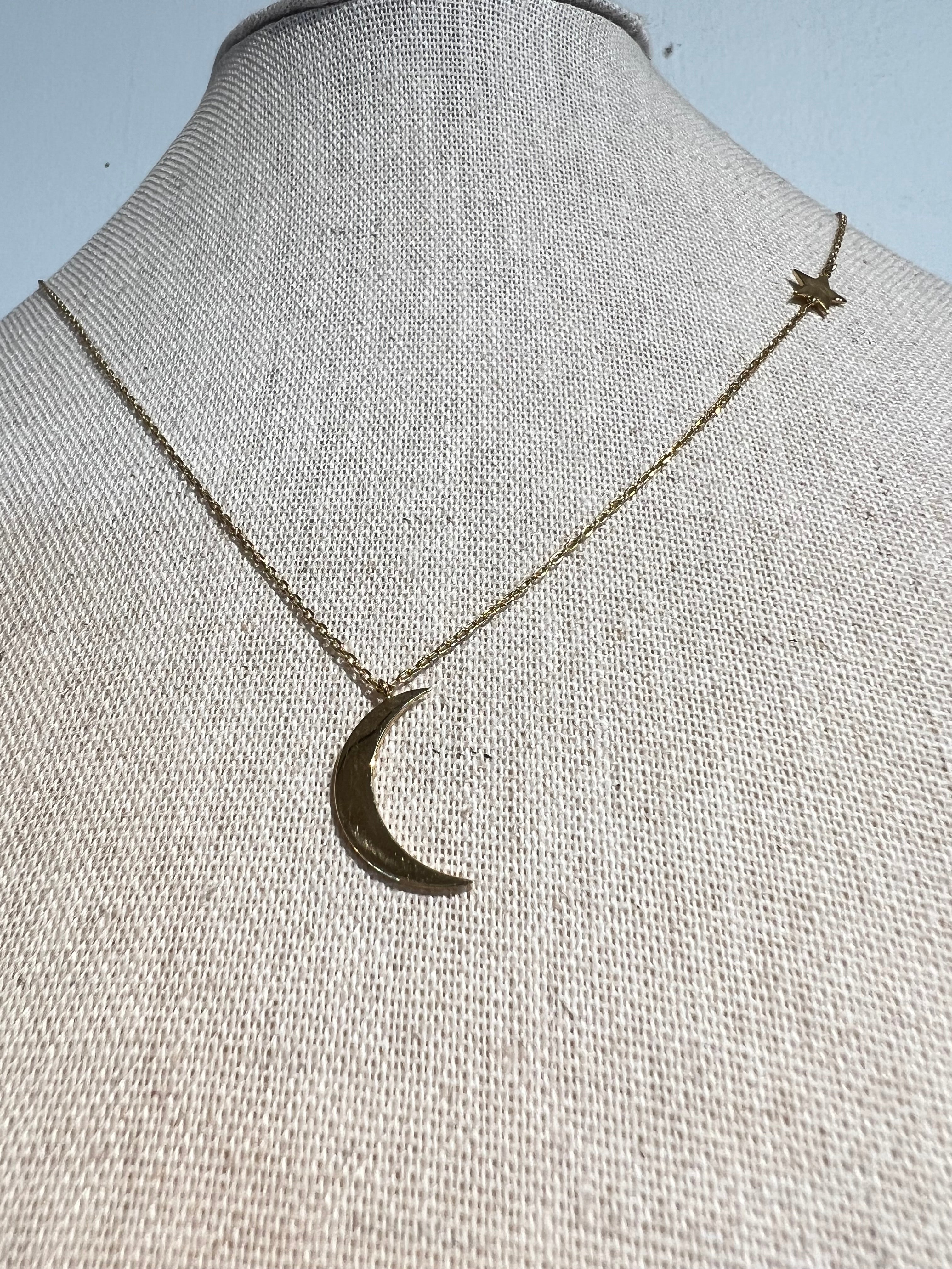 Star and Moon Necklace