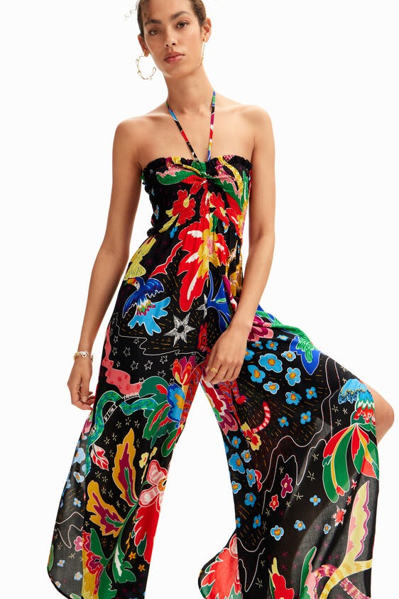 Jungle Smock Jumpsuit