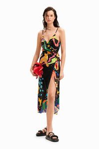 Jungle Wrap Dress