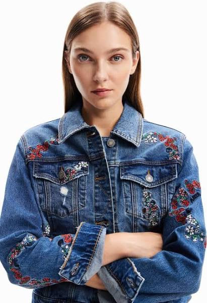 Embroidered Denim Jacket