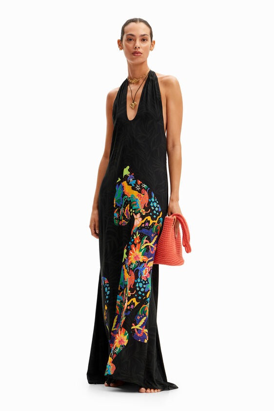 Panther Maxi  Dress