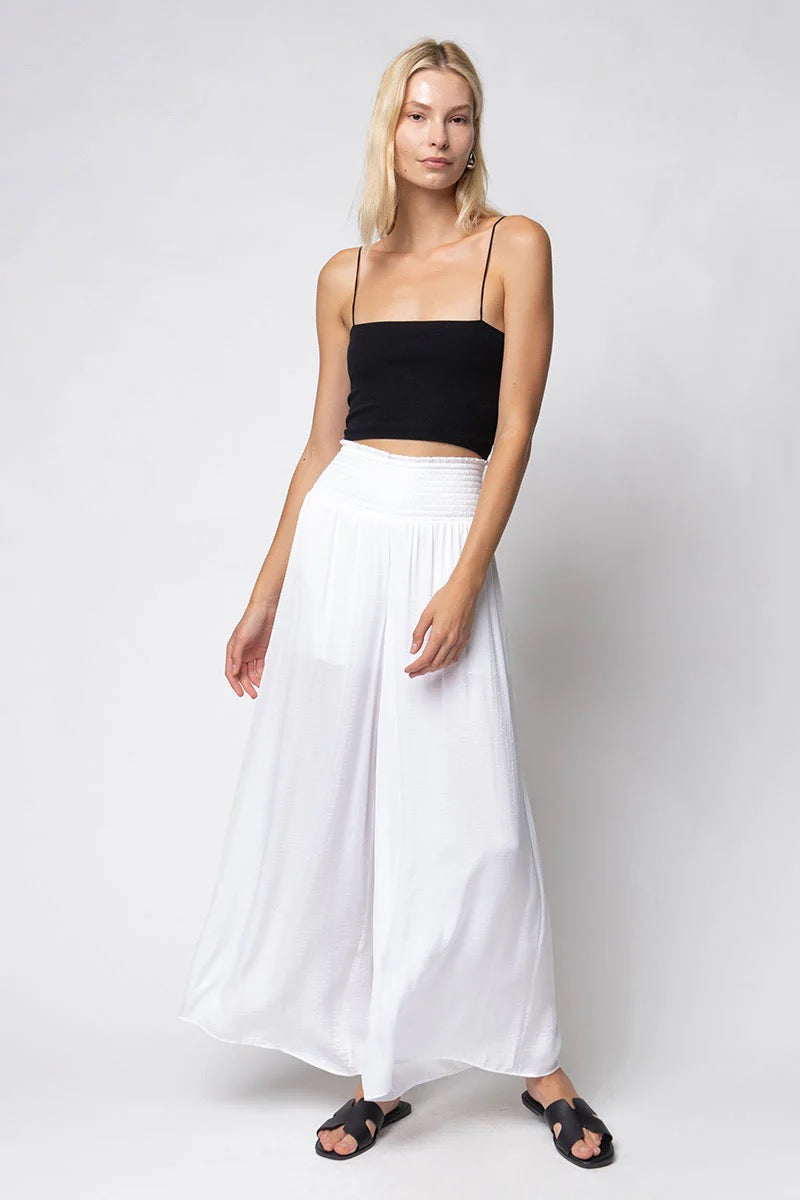 NZ fluid Palazzo Pant - White
