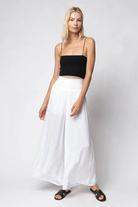NZ fluid Palazzo Pant - White
