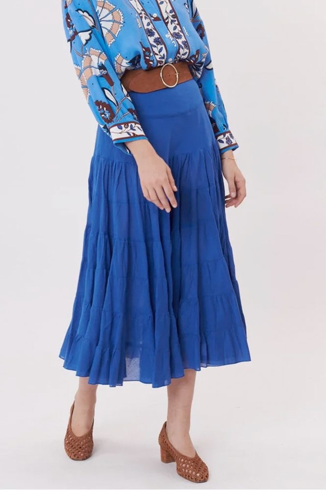 Velma Midi Skirt- Carribean