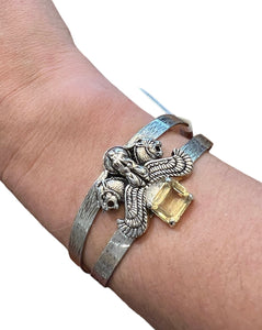Winged Lion Cuff Bracelet