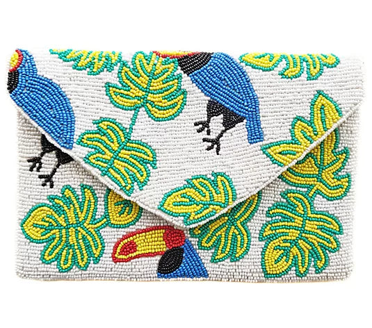 Beaded Aratta Clutch Rio