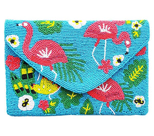 Beaded Aratta Clutch -  Paradise