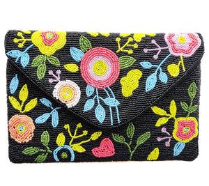 Beaded Aratta Clutch Coco