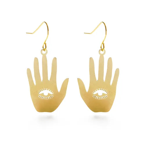 Hand Eye Earrings