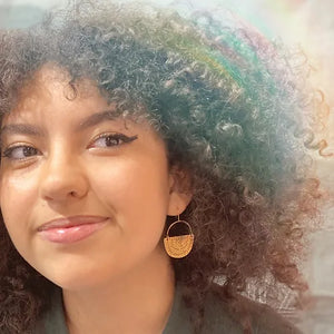 Inverted Rainbow Earrings