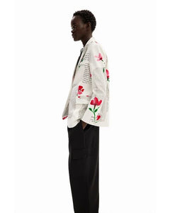 Letters and Flowers Blazer