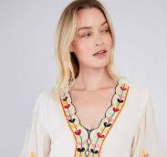 Chrysla Dress, Ecru