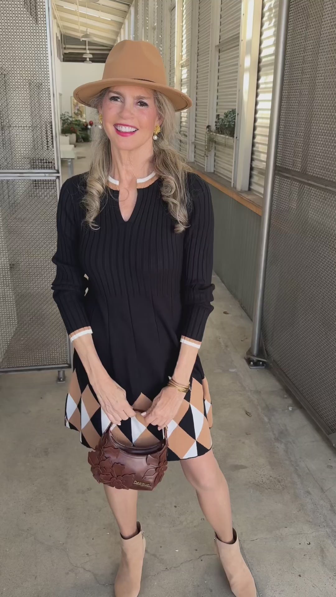 Camelia Dress, Black