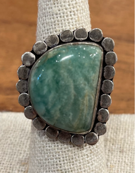 Half Moon Turquoise Ring