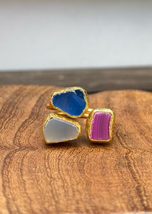 Cecile Triple Stone Ring