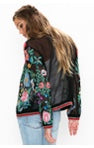 Belleza Embroidered Jacket-Black