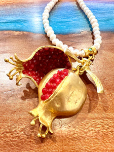 Large Pomegranate Necklace