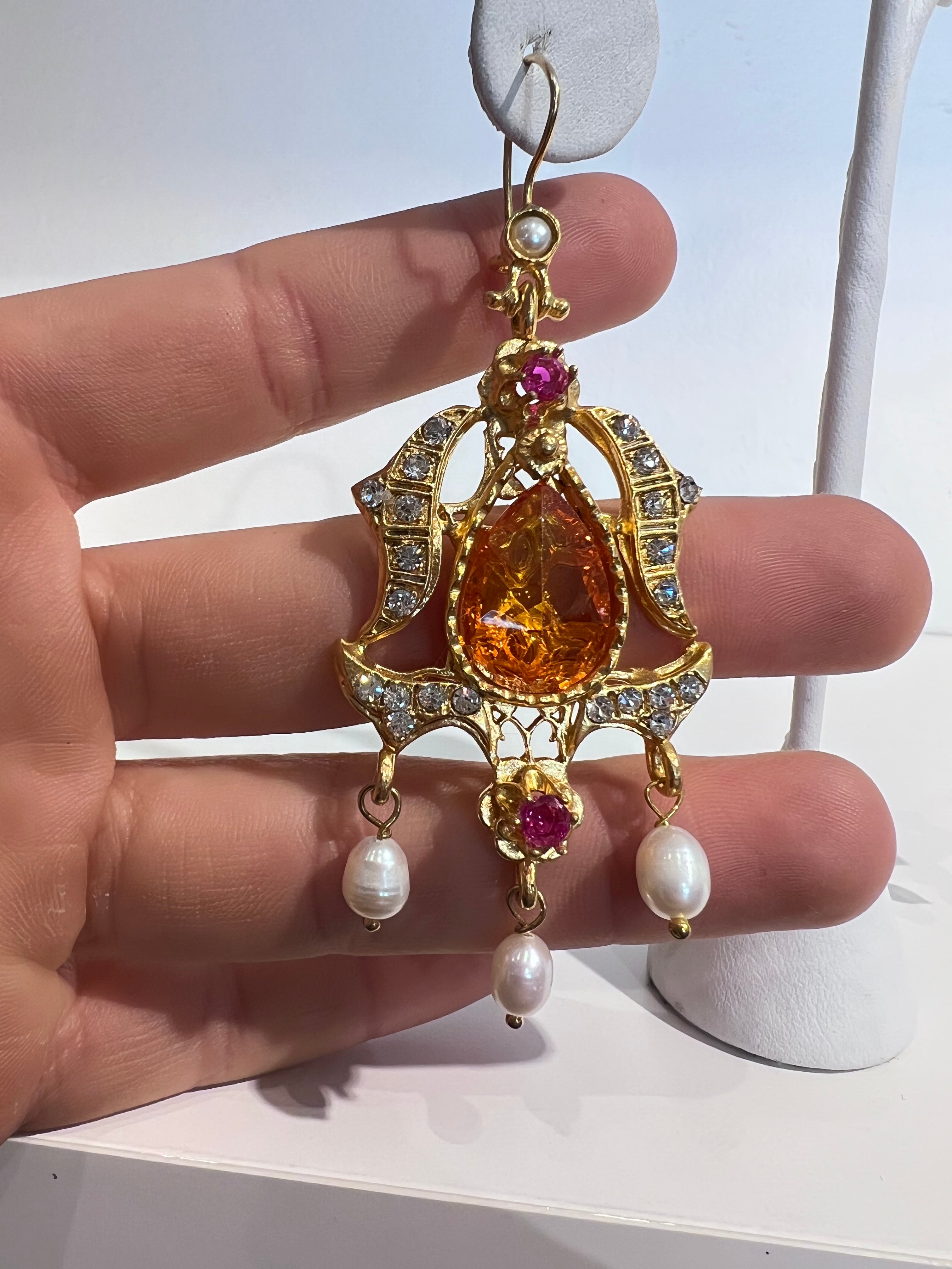 Turkish Byzantine Earrings