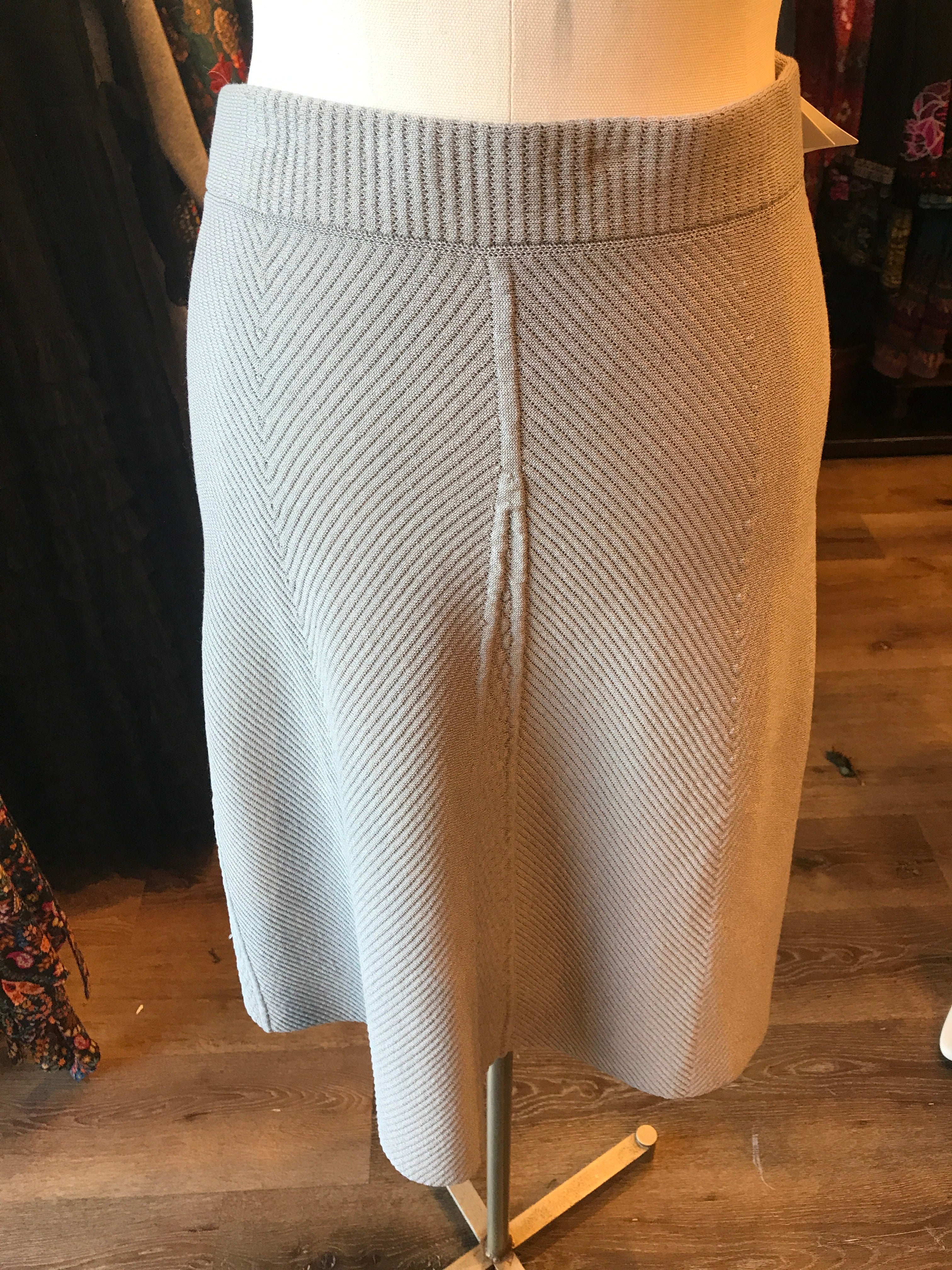 Gadget Knit Skirt - Grey