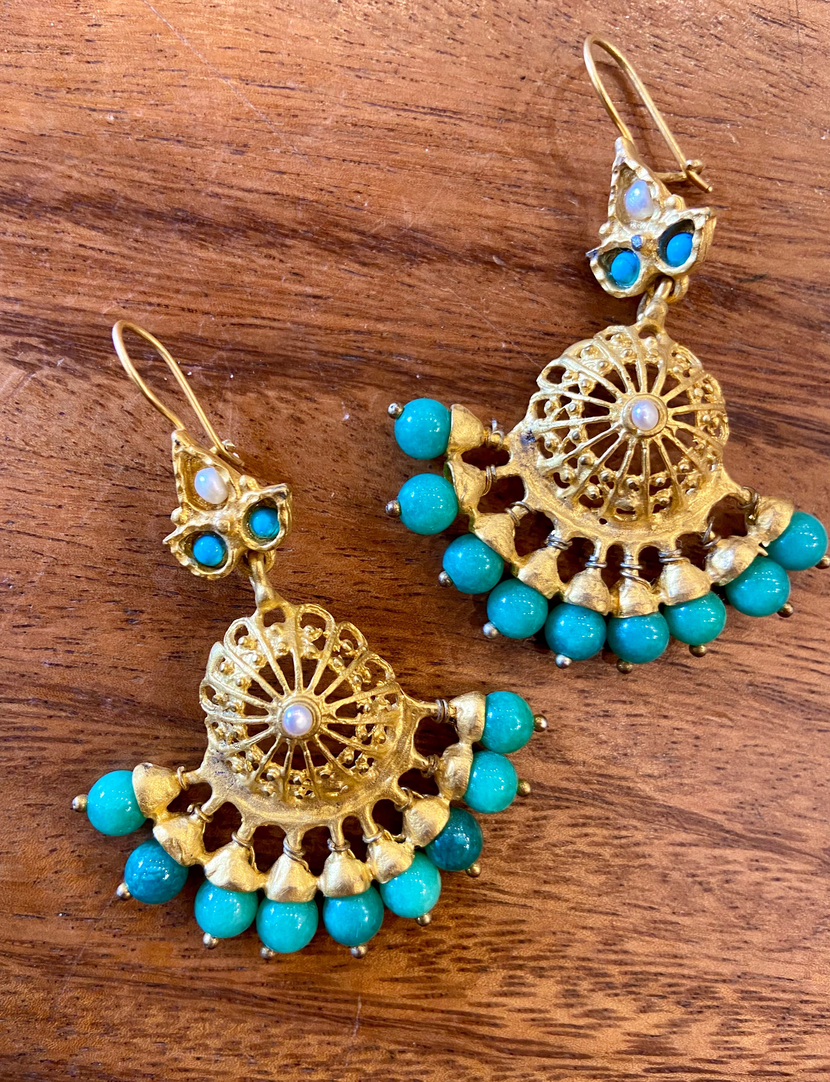 Mitra Turquoise  Earrings