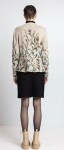 Jacquard Floral Cardigan